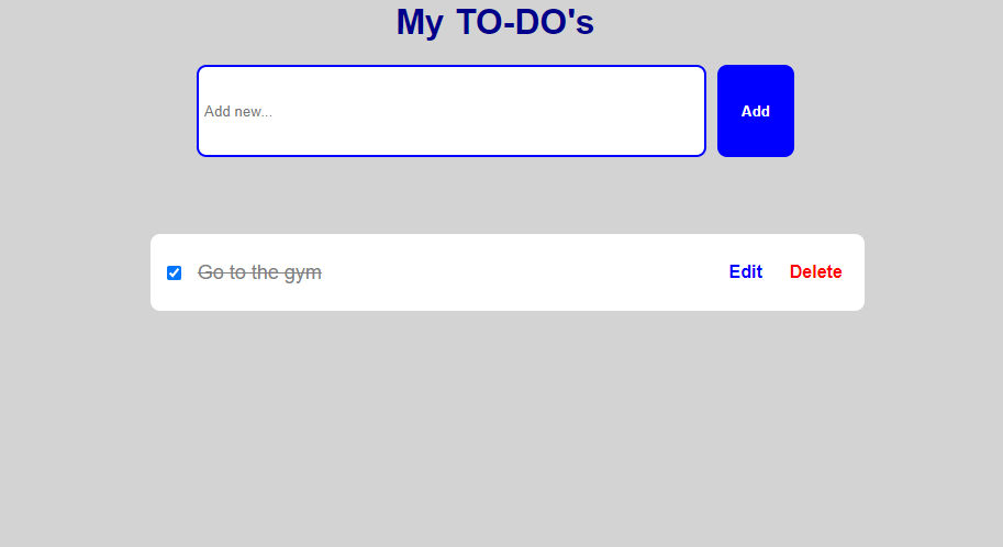 To-do website Preview