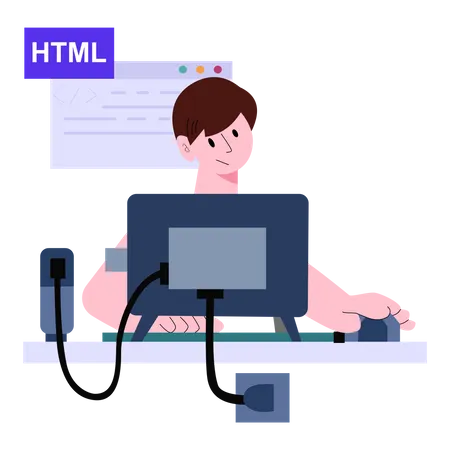 HTML Illustration